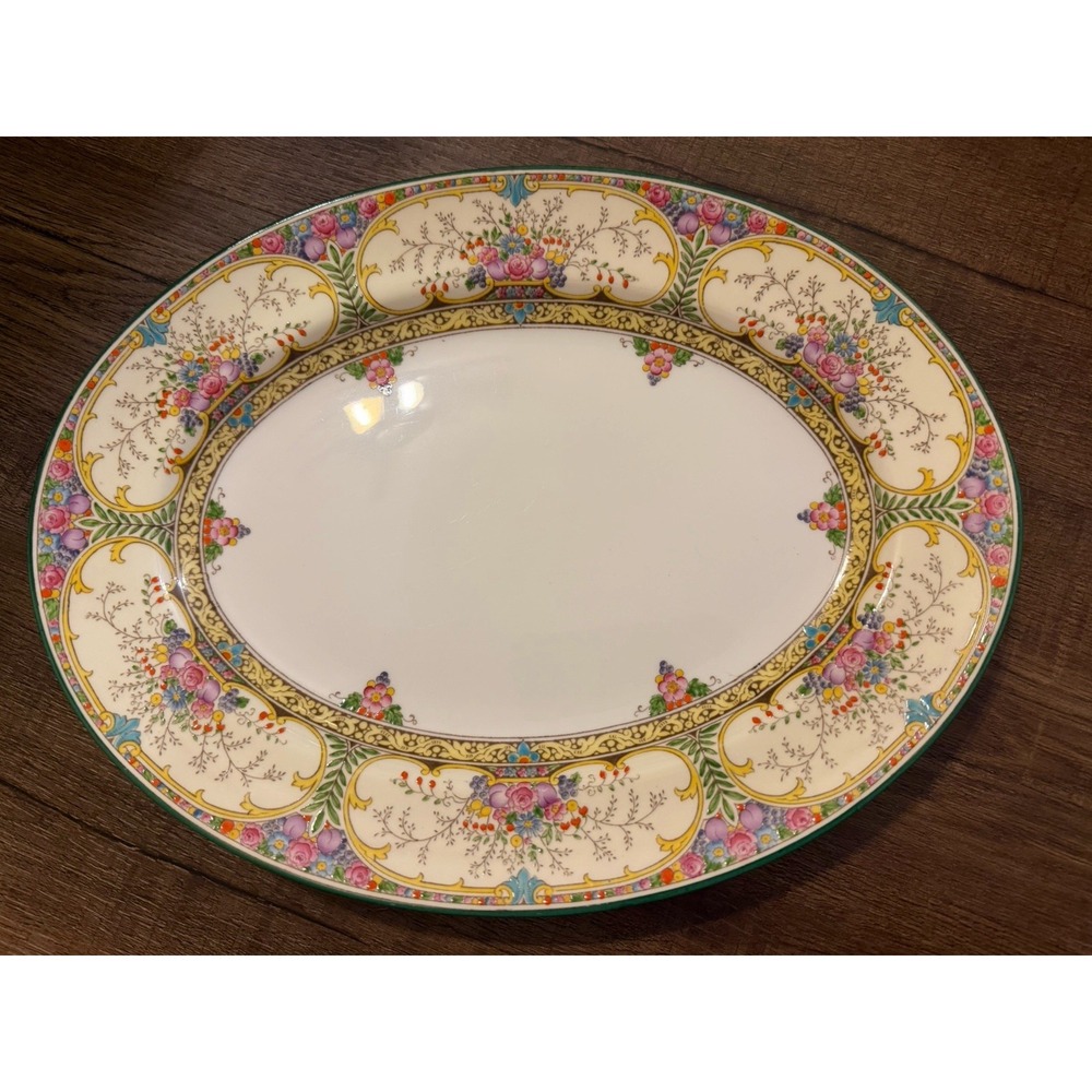Vintage Wedgwood St Austell W1989 Oval Serving Platter 13" Bone China England